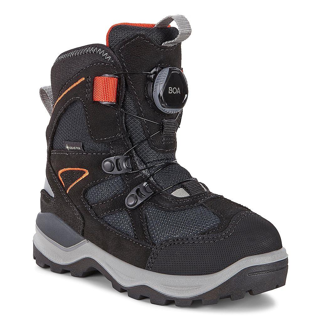 Ecco Snow Mountain Boys Snow Boots In Black - India ABX-092613